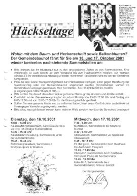 Ebbser Gemeindeblatt 87 2001 10