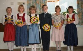 Eröffnung Pflegestation Altersheim Ebbs 6 Kinder tragen Gedicht vor 31.10.1992