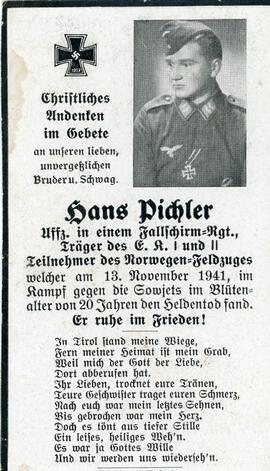 Hans Pichler 13 11 1941