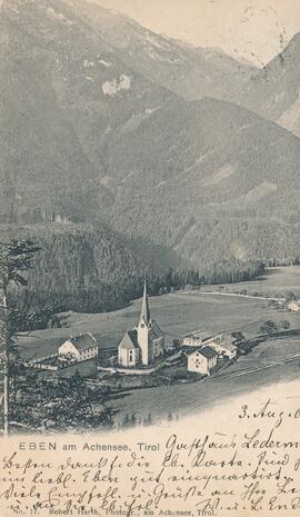 Eben am Achensee, Tirol - Ansichtskarte