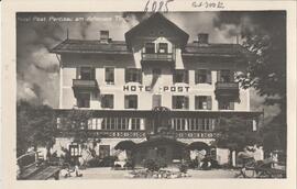 6085 alt, Ansichtskarte, Hotel Post, Pertisau
