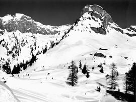 Blick von Bergstation Richtung Gschöllkopf