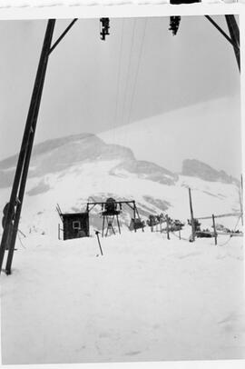 Seilriss Schlepplift am 12.03.1961