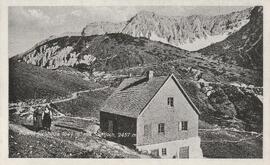 2927, Asichtskarte, Plumsjoch Hütte