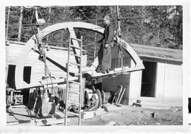 Umlenkrolle Transport Materialseilbahn