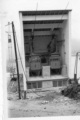 Gondeln 1 + 2 auf Tragseil