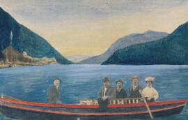 Ruderboot am Achensee