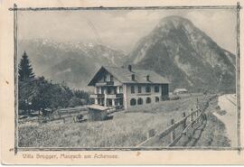 Villa Brugger, Mauarach am 'Achensee, Ansichtskarte