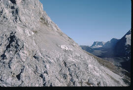 im Karwendeltal, Karwendelhaus, hinten Laliderer Wände