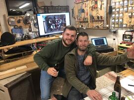 Im Probenlokal der Musikkapelle