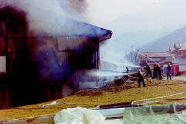 Brand am Hof von Reiter Franz