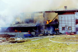 Brand am Hof von Reiter Franz