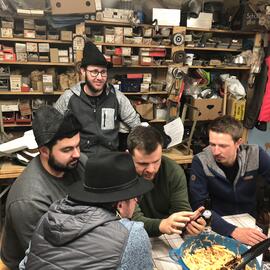 Im Probenlokal der Musikkapelle