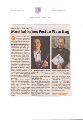 Musikalisches Fest in Flaurling