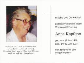 Anna Kapferer