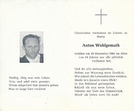 Anton Wohlgemuth