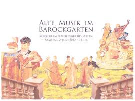 Einladung Alte Musik im Barockgarten S1
