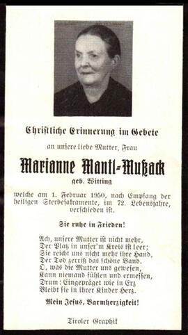 Marianne Mantl-Mussack
