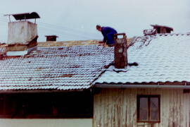 Dachdecken beim Pfeifer Hansl