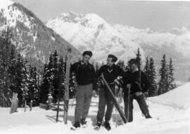 Drei Skifahrer
