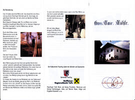 Broschüre Mair Mühle