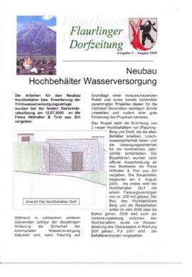 Gemeindezeitung, Ausgabe 2