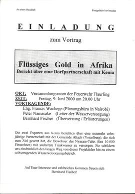 Vortrag Flüssiges Gold in Afrika