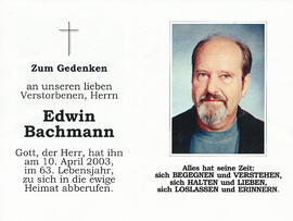 Edwin Bachmann