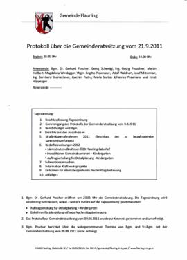 Protokoll Gemeinderat 21.09.