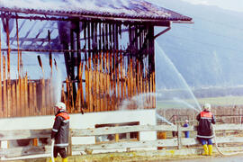 Brand am Hof von Reiter Franz