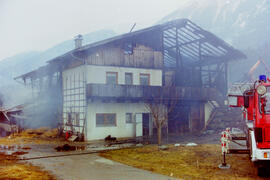 Brand am Hof von Reiter Franz