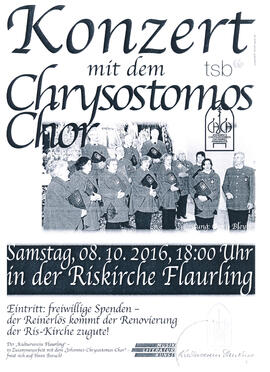 Konzert Chrysosthomos Chor