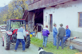 Dachdecken beim Pfeifer Hansl