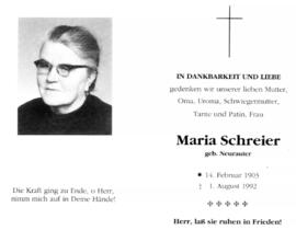 Maria Schreier