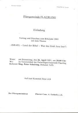 Vortrag: Israel - Land der Bibel