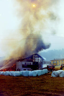 Brand am Hof von Reiter Franz