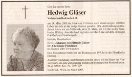 Hedwig Gläser