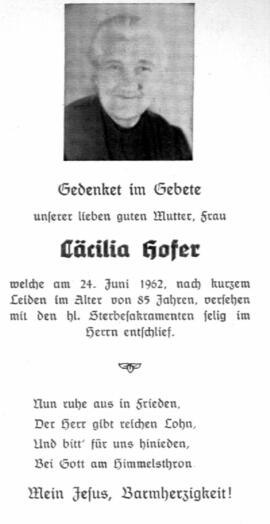 Cäcilia Hofer