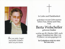 Berta Wellscheller