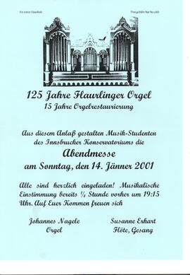 Einladung Orgelmesse