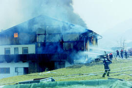 Brand am Hof von Reiter Franz