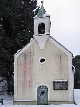 Kapelle in der Lände im Winter