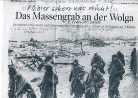 Massengrab an der Wolga 1943