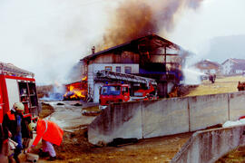 Brand am Hof von Reiter Franz