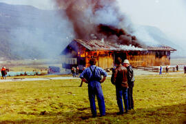 Brand am Hof von Reiter Franz