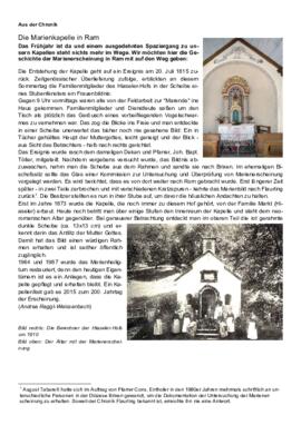 Geschichte der Ramkapelle