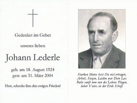 Johann Lederle