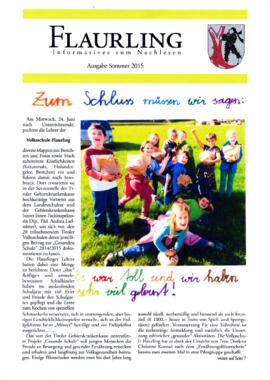 Gemeindezeitung Sommer