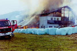 Brand am Hof von Reiter Franz