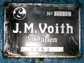 Firmenschild J. M. Voith